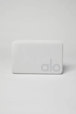 Uplifting Yoga Block - Dove Grey/Silver