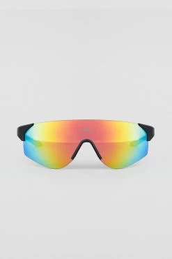Speed Sunglasses - Orange Mirror/Black