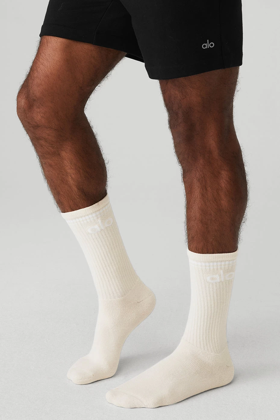 Unisex Throwback Sock - Bone/White - Image 3