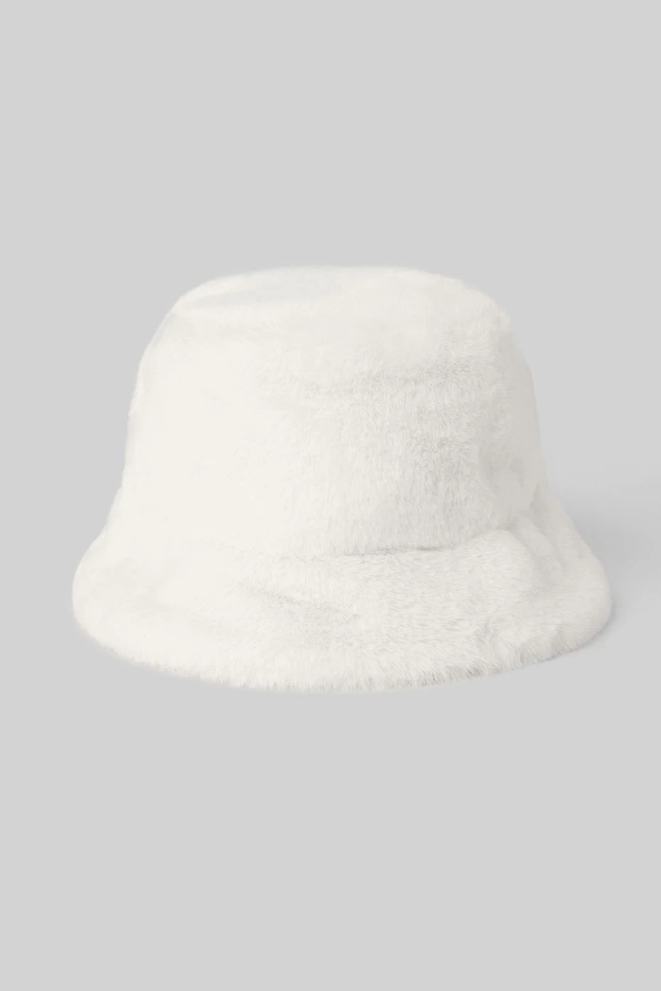 Faux Fur Bucket Hat - Ivory - Image 2