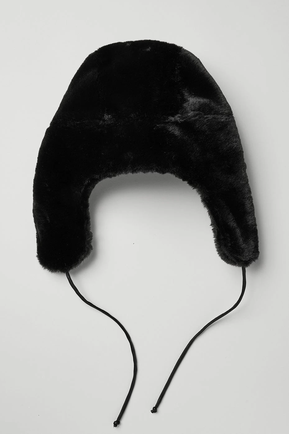 Faux Fur Polar Hat - Black - Image 2