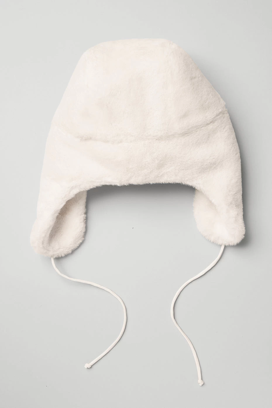 Faux Fur Polar Hat - Ivory - Image 2