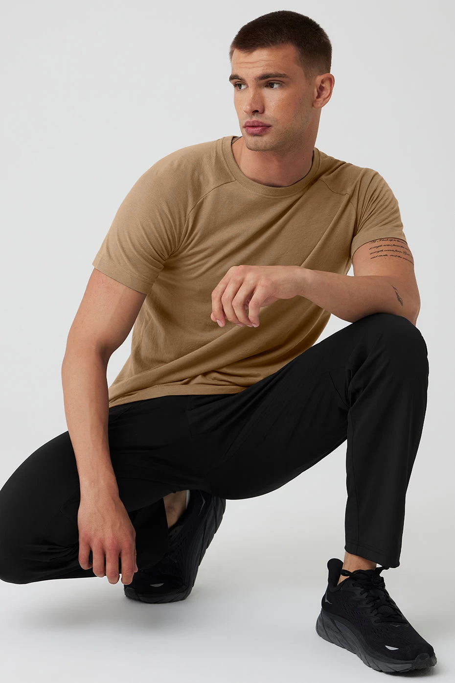 The Triumph Crew Neck Tee - Gravel - Image 5