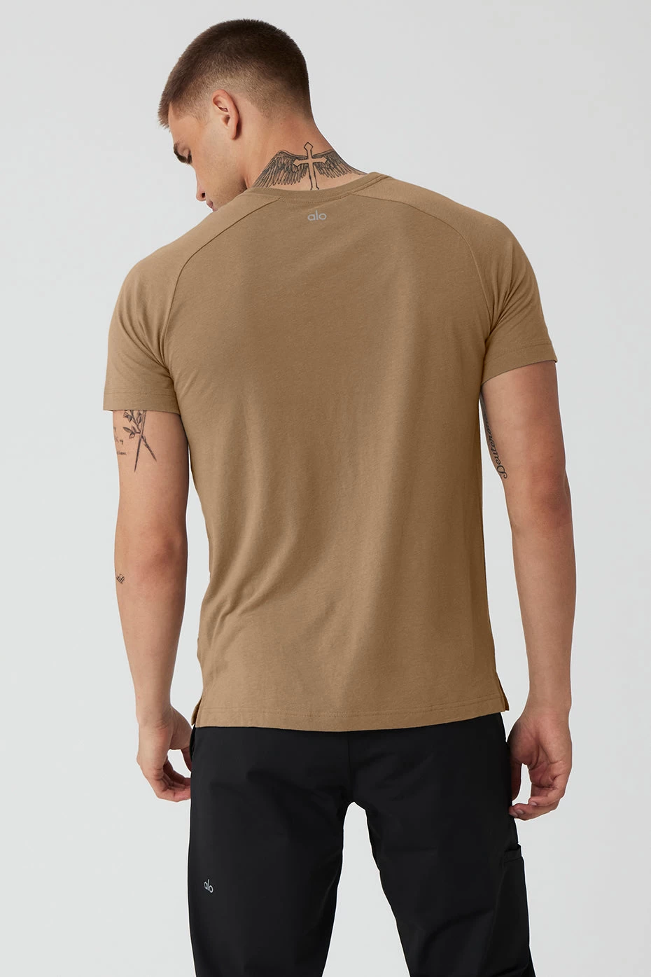 The Triumph Crew Neck Tee - Gravel - Image 2