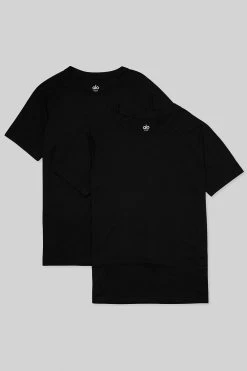 Triumph Crew Neck Tee (2 Pack) - Black