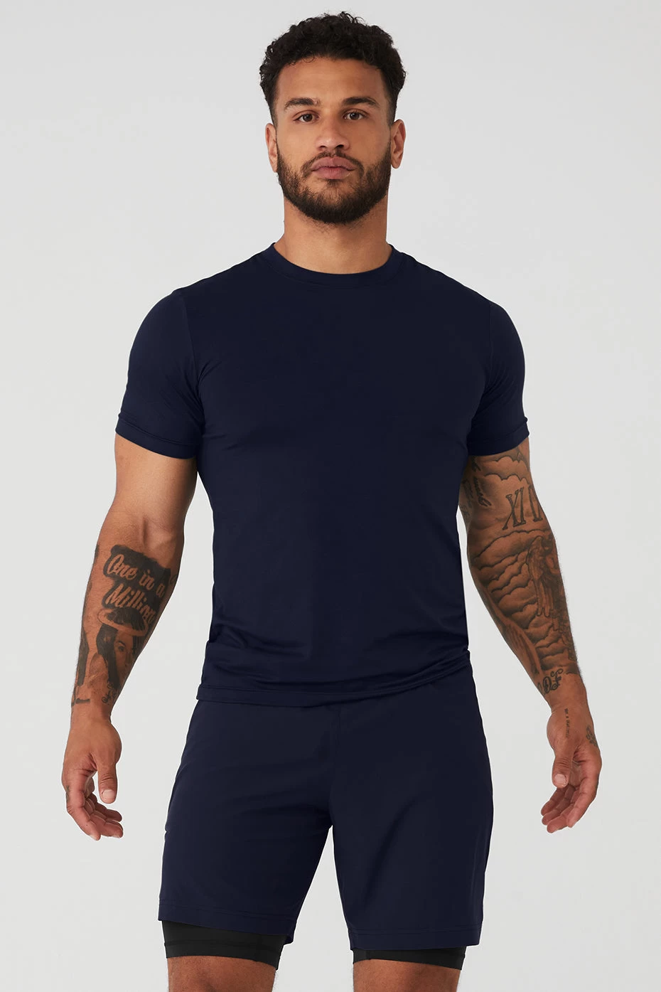Conquer Reform Crewneck Short Sleeve - Navy
