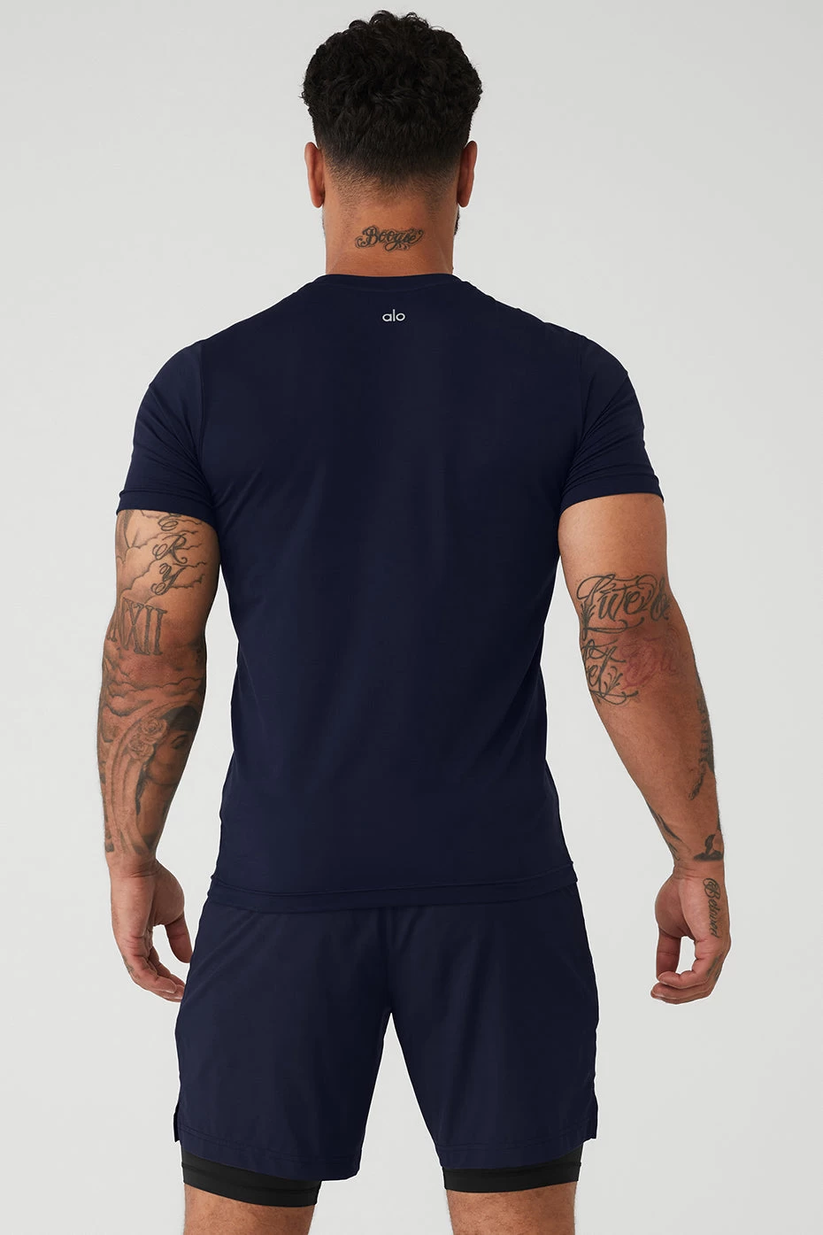 Conquer Reform Crewneck Short Sleeve - Navy - Image 2
