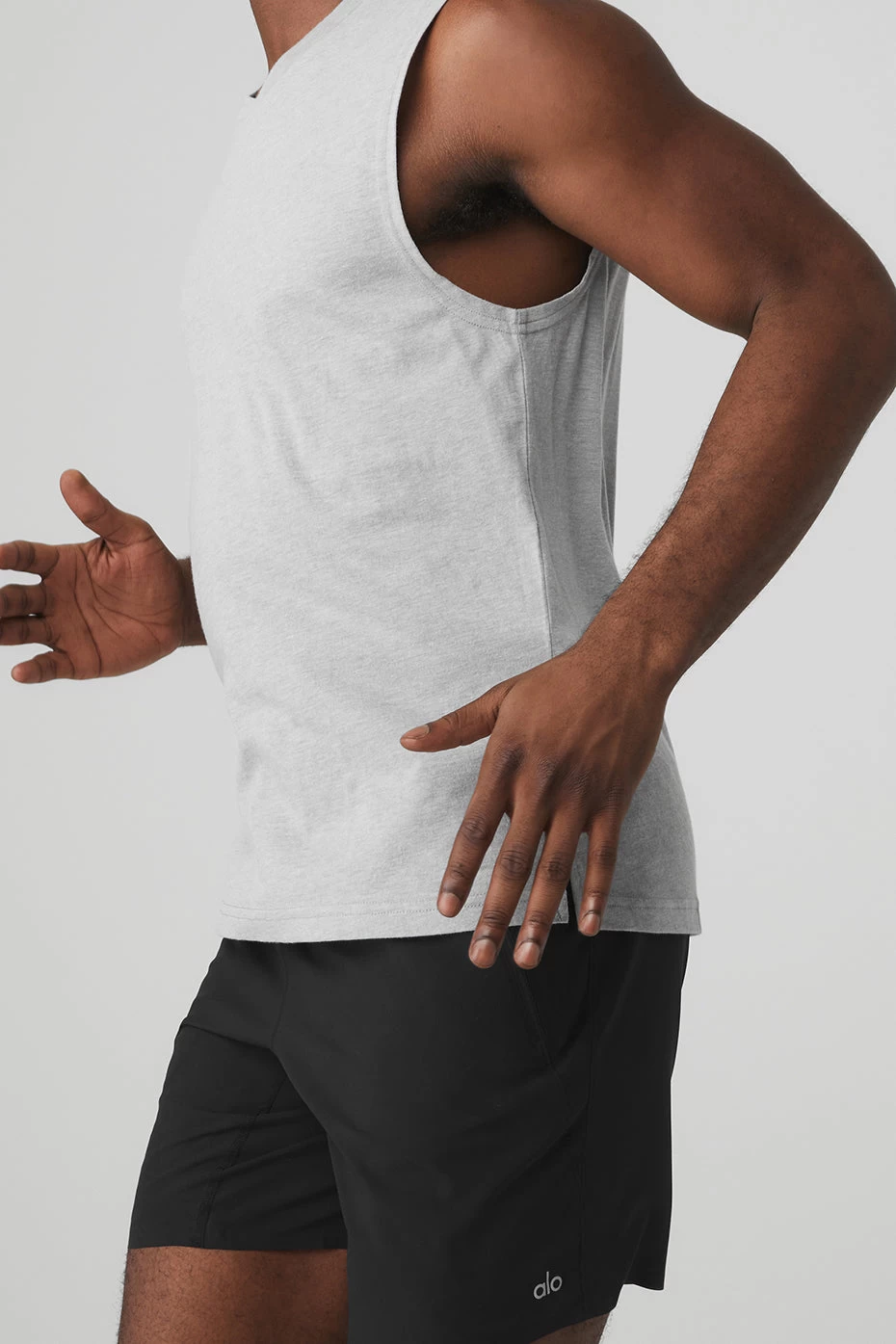 The Triumph Muscle Tank - Athletic Heather Grey - Image 4