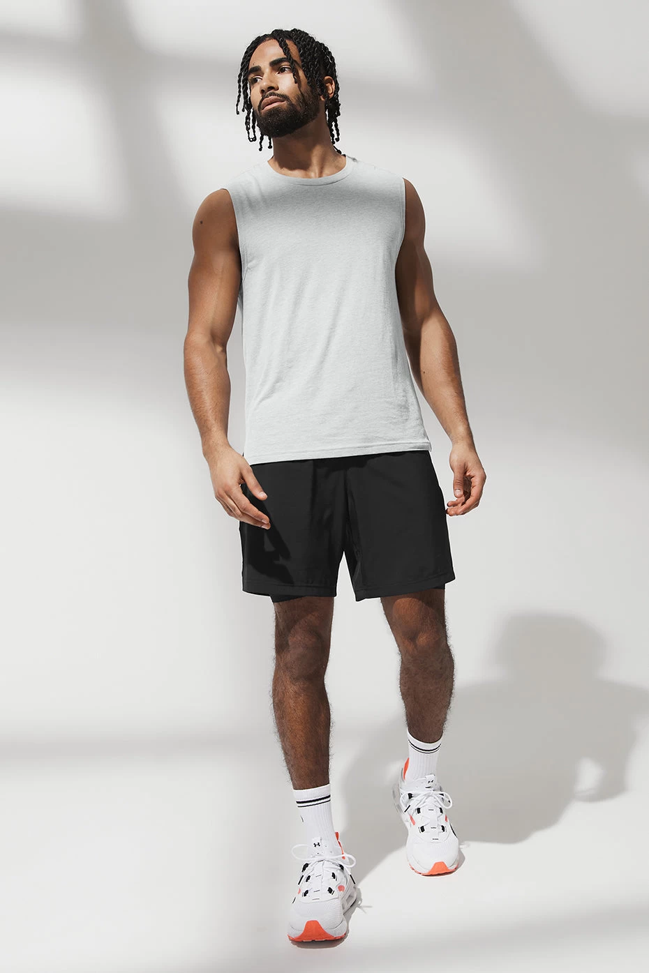 The Triumph Muscle Tank - Athletic Heather Grey - Image 5
