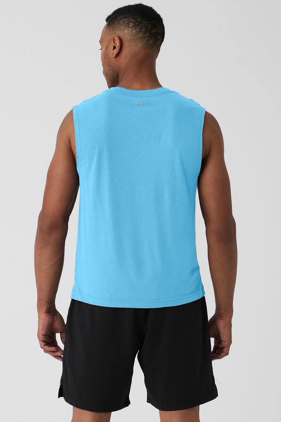 The Triumph Muscle Tank - Azure Blue - Image 2