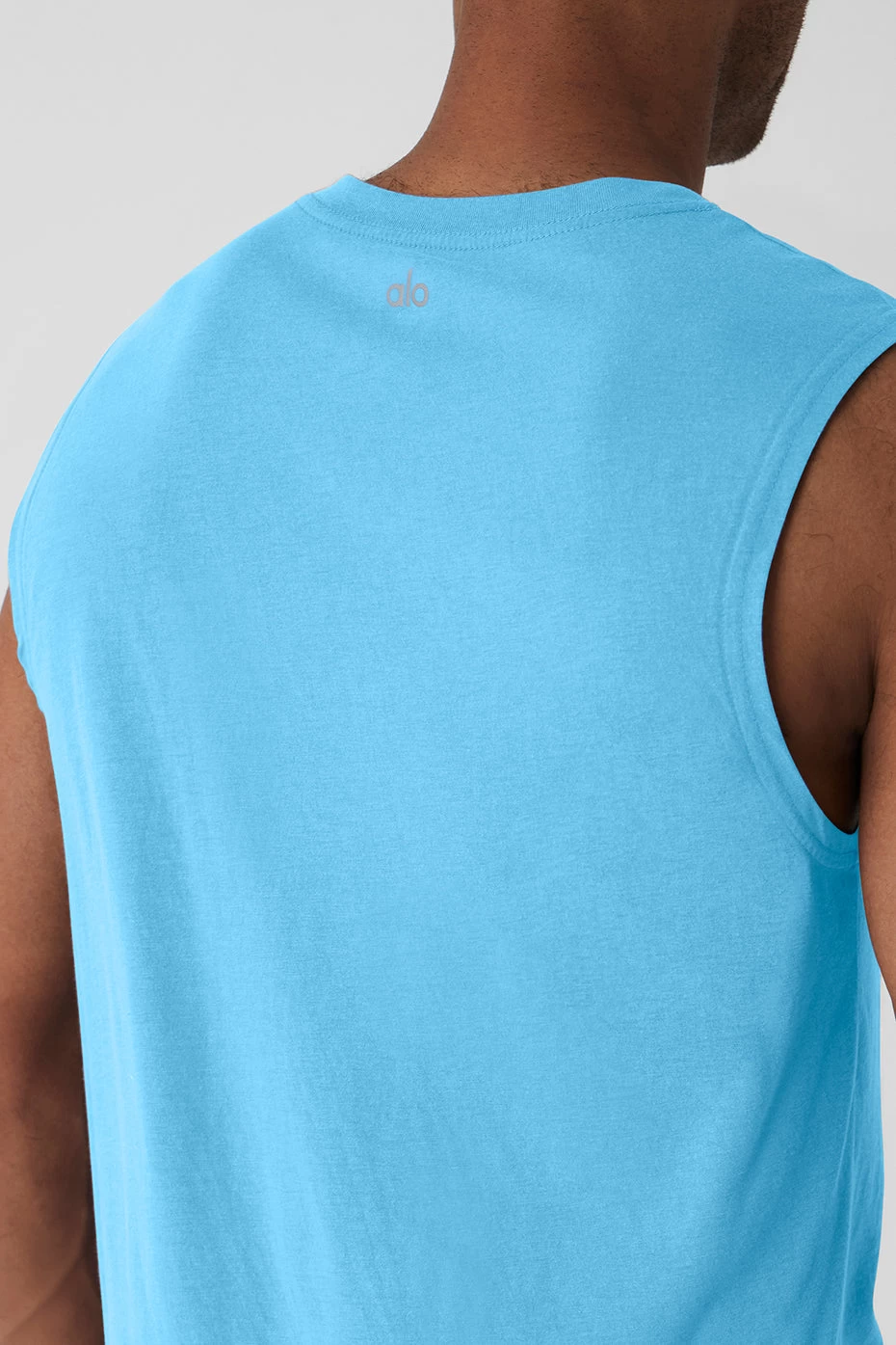 The Triumph Muscle Tank - Azure Blue - Image 4