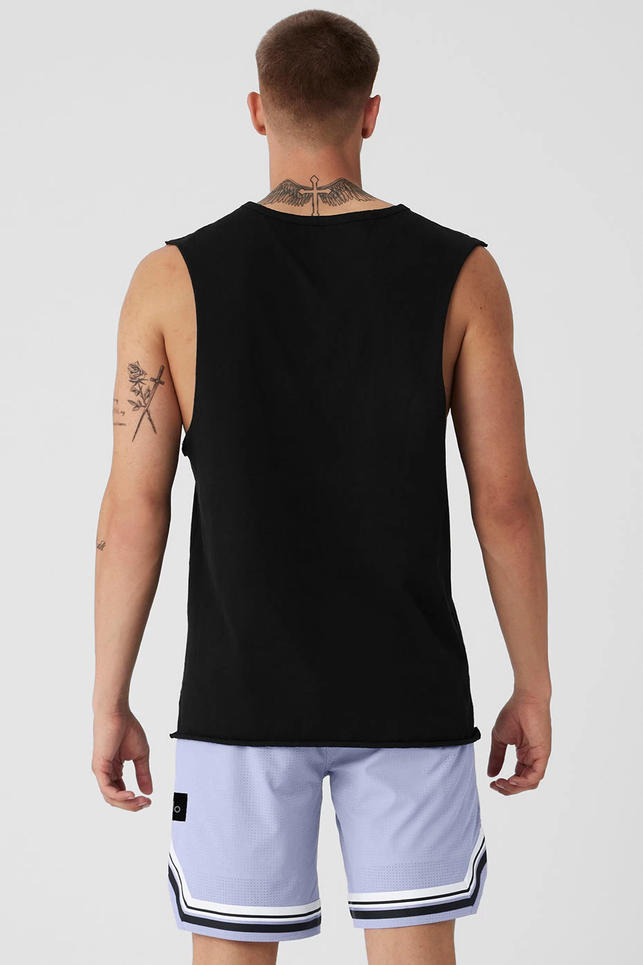 Society Raw Edge Tank - Black - Image 2