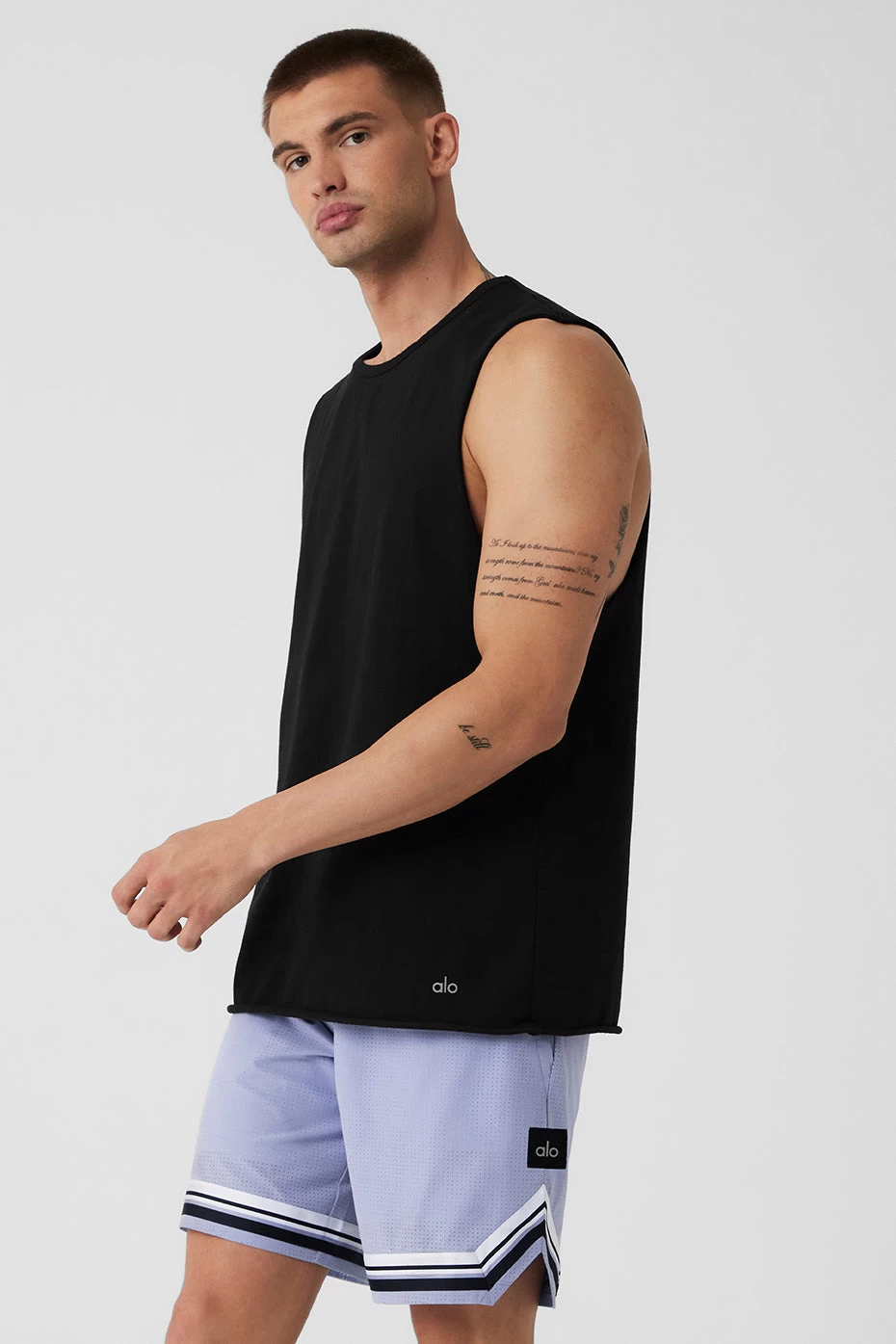 Society Raw Edge Tank - Black - Image 3