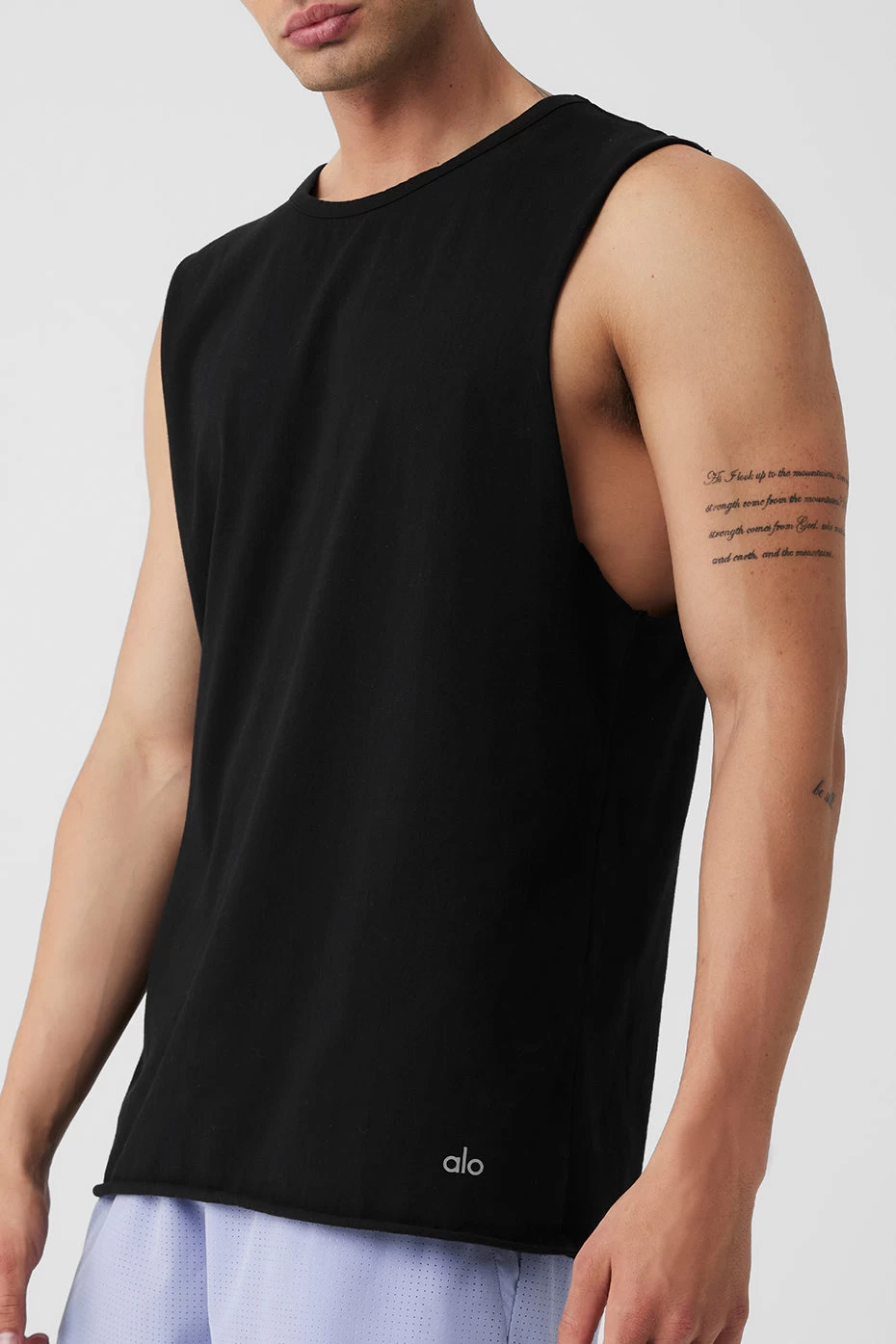 Society Raw Edge Tank - Black - Image 4
