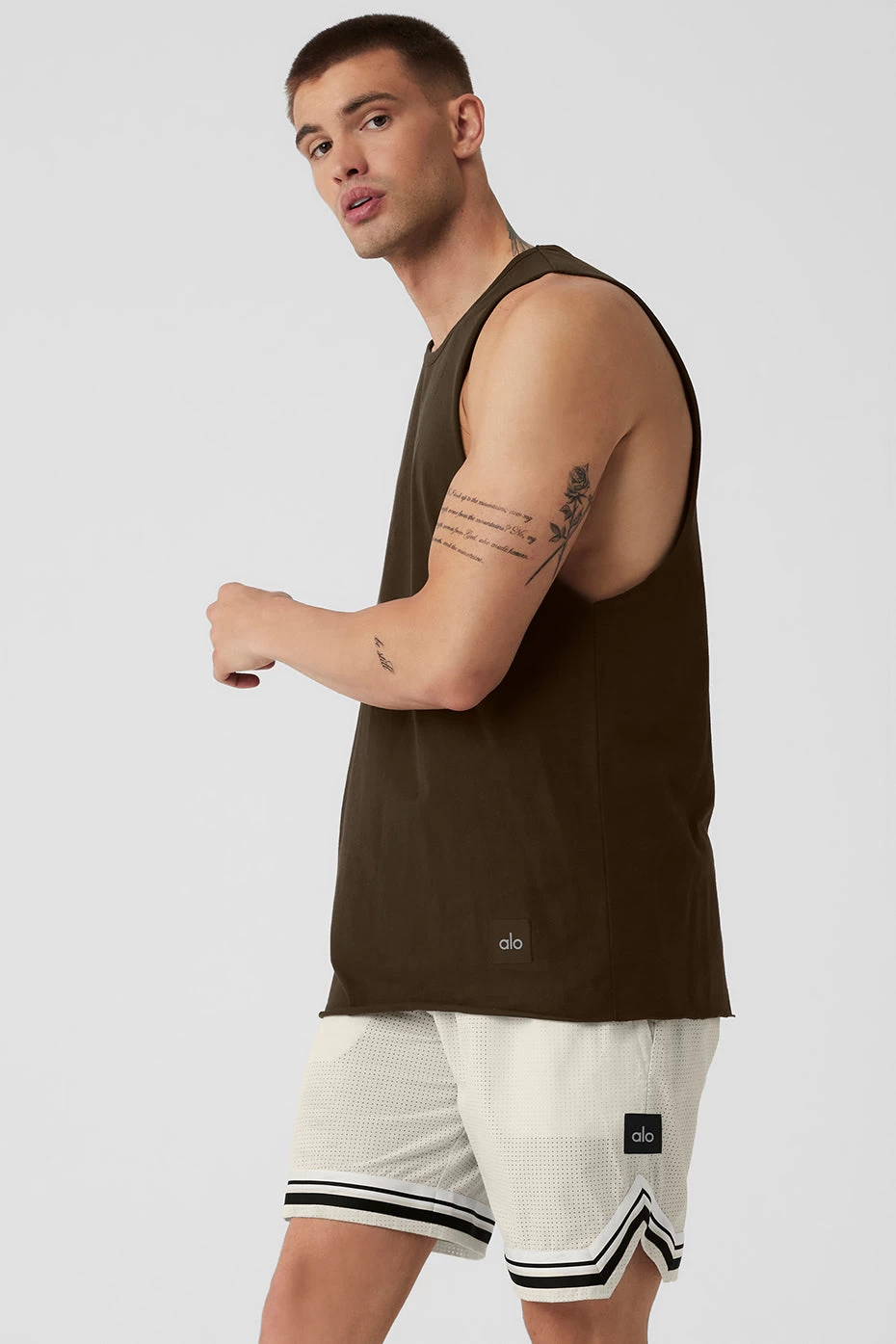 Society Raw Edge Tank - Espresso - Image 2