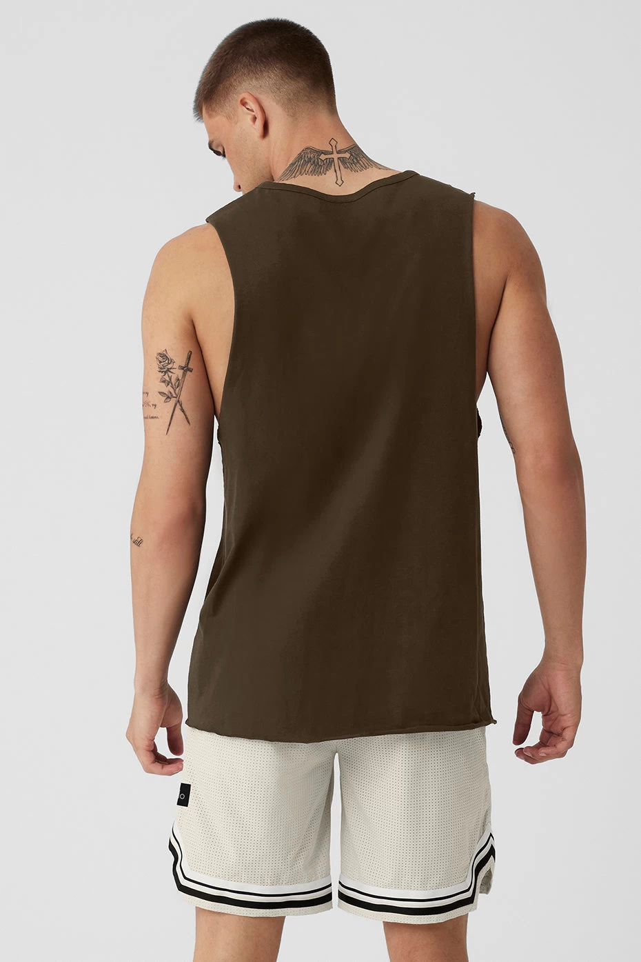 Society Raw Edge Tank - Espresso - Image 4