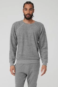 Triumph Crew Neck Sweatshirt - Grey Triblend