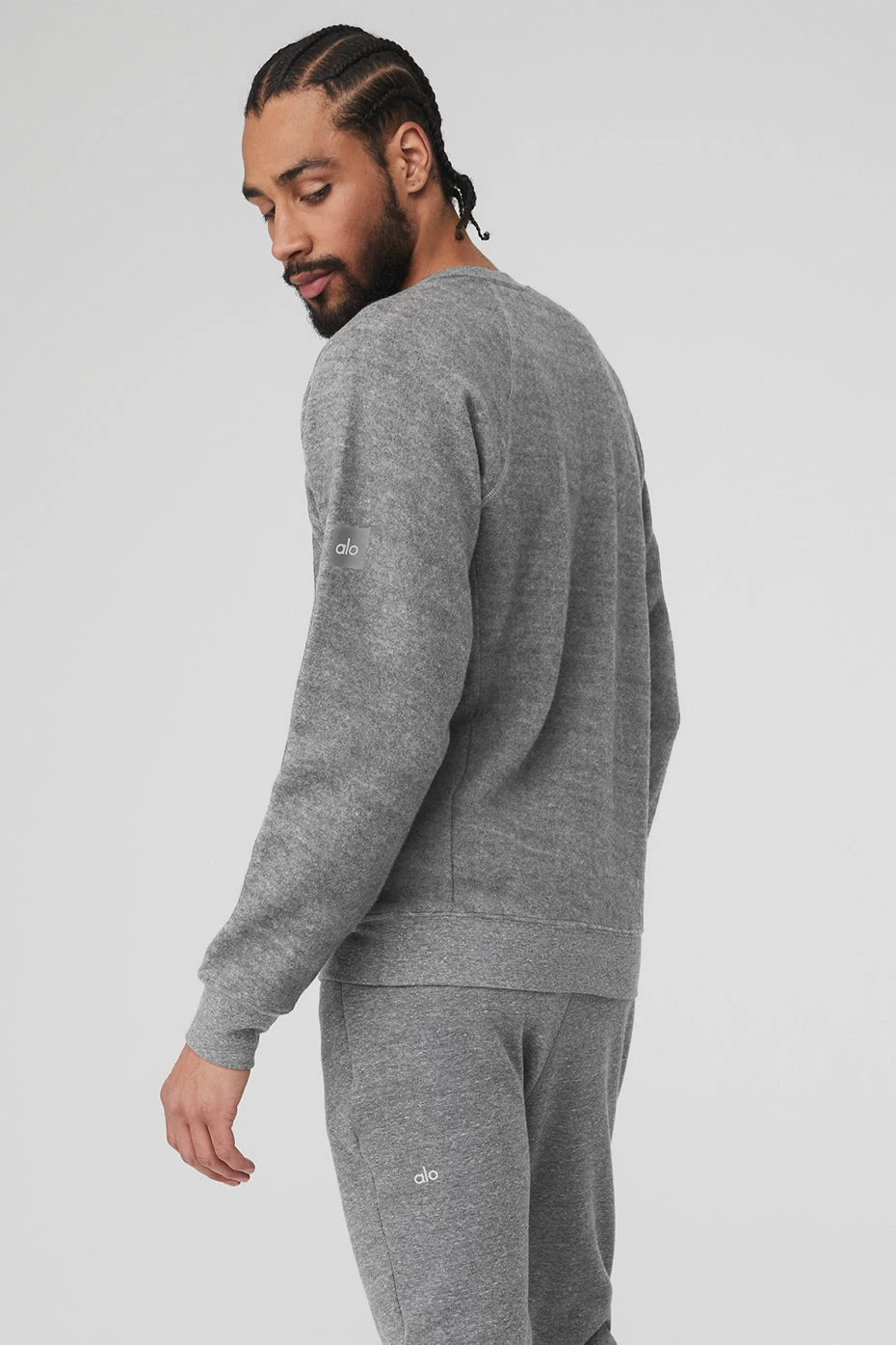 Triumph Crew Neck Sweatshirt - Grey Triblend - Image 2