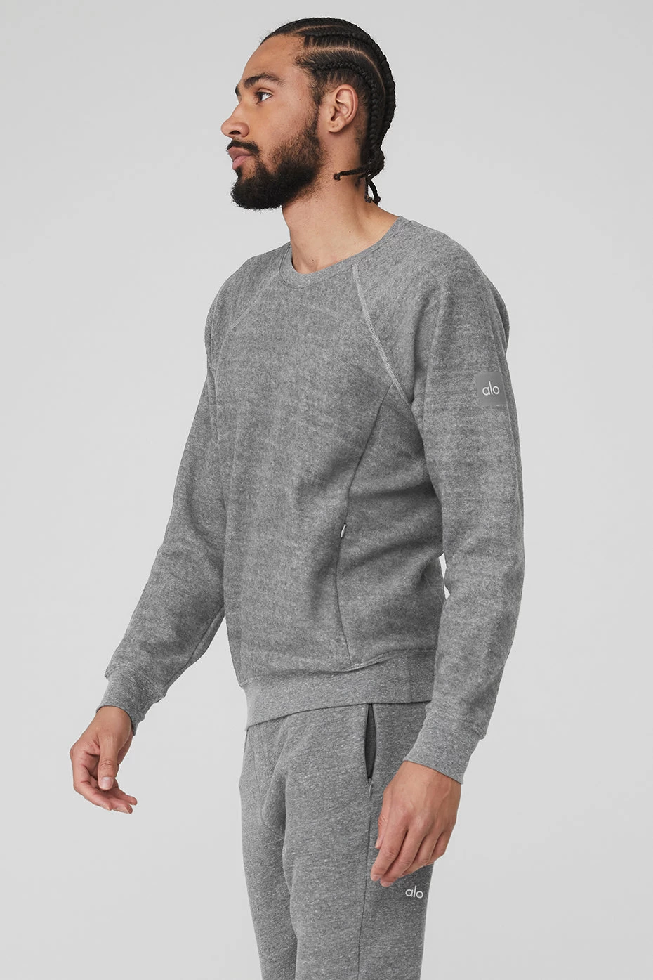 Triumph Crew Neck Sweatshirt - Grey Triblend - Image 3