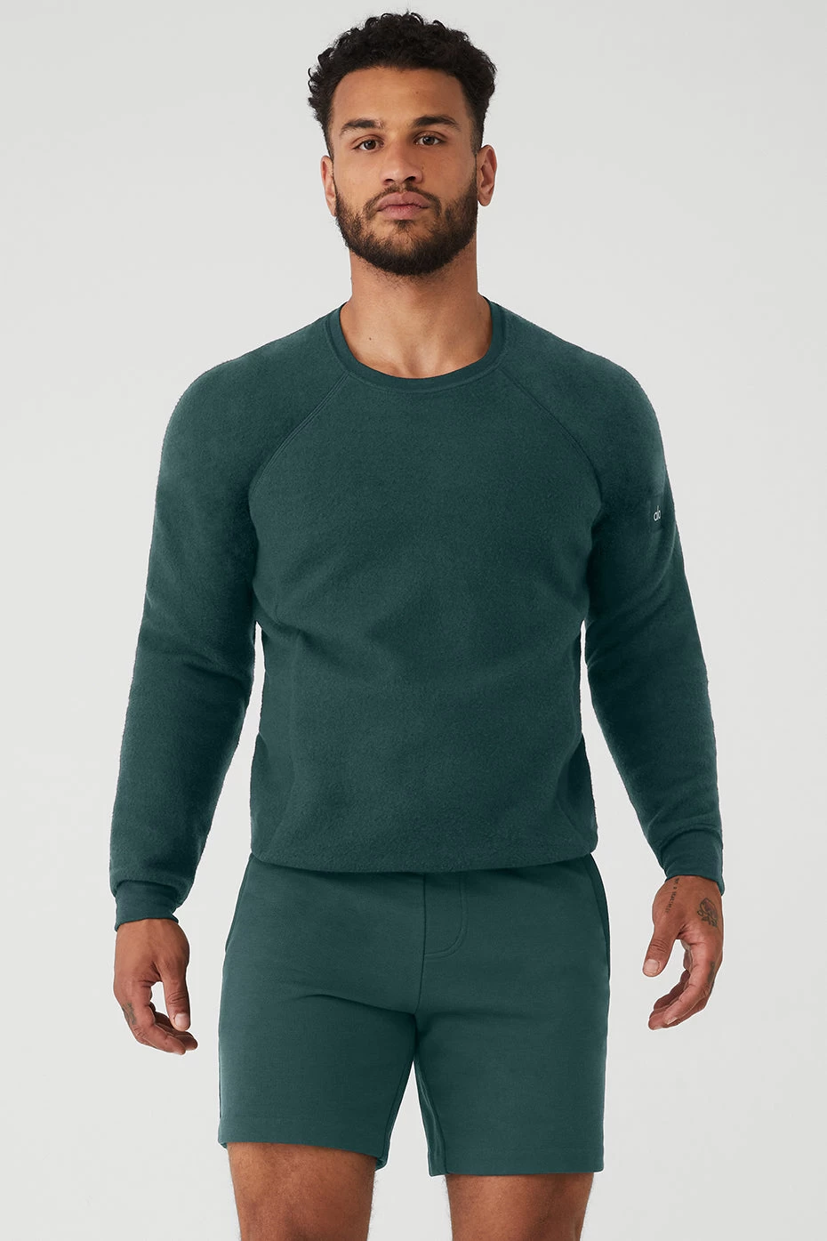Triumph Crew Neck Sweatshirt - Midnight Green