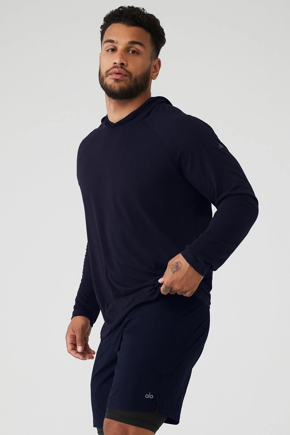 Core Hooded Runner - Navy - Image 3