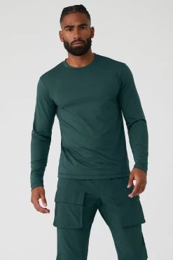 Conquer Reform Crewneck Long Sleeve - Midnight Green