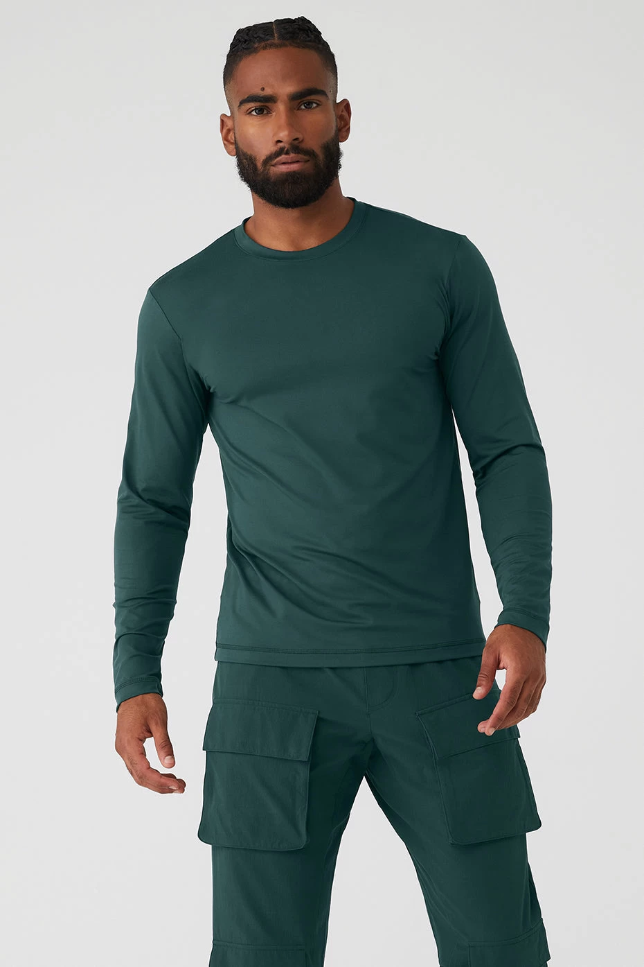 Conquer Reform Crewneck Long Sleeve - Midnight Green