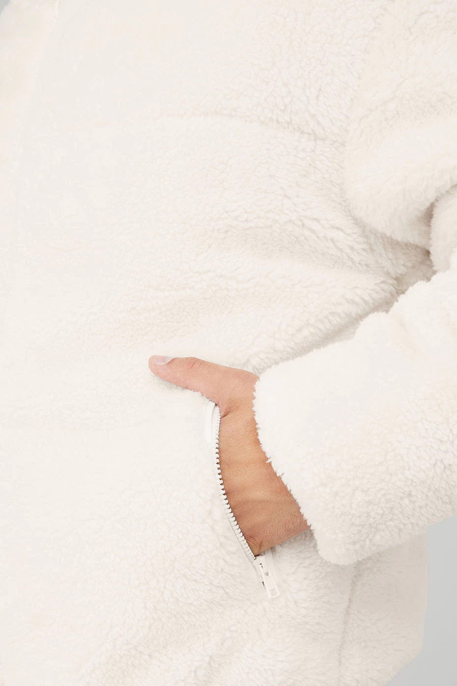 Sherpa Stage Puffer - Ivory - Image 5