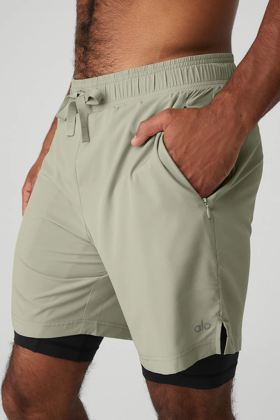 7'' Unity 2 In 1 Short - Limestone/Black - Image 4