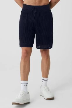 Open-Knit Short - Navy