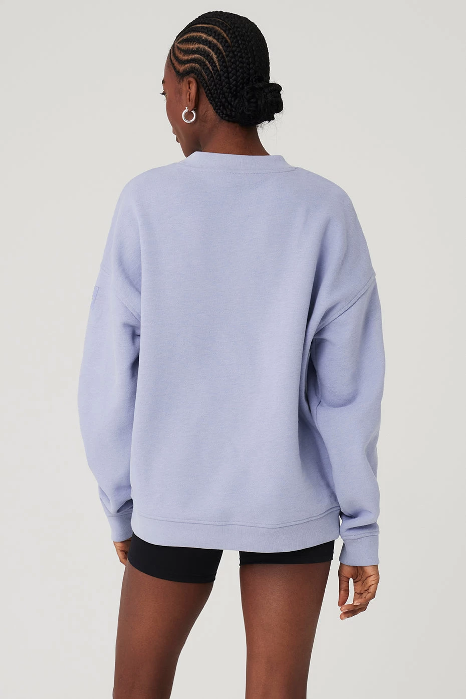 Renown Heavy Weight Crew Neck Pullover - Icy Purple - Image 2