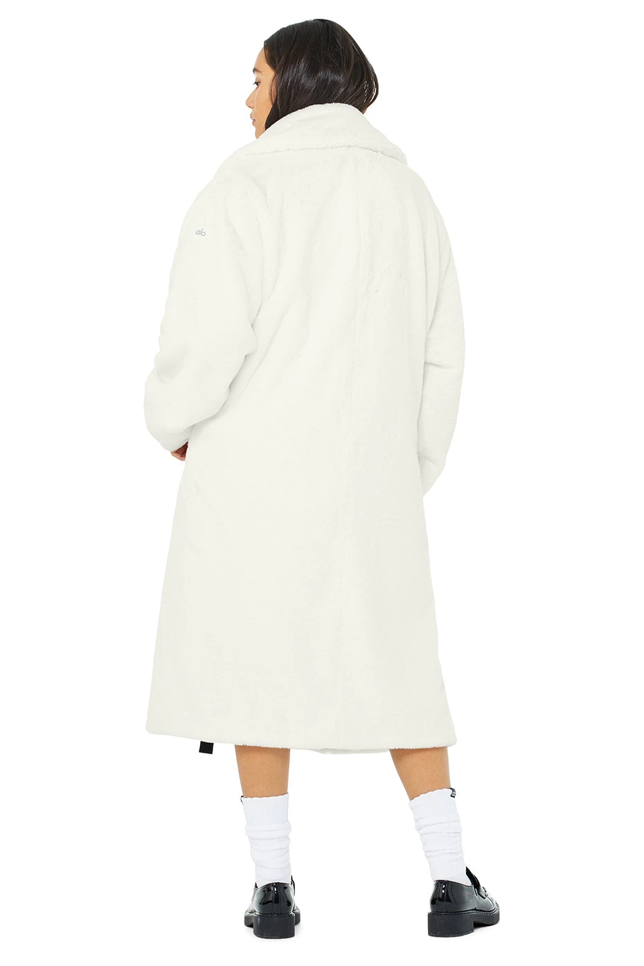 Oversized Faux Fur Trench - Ivory - Image 6