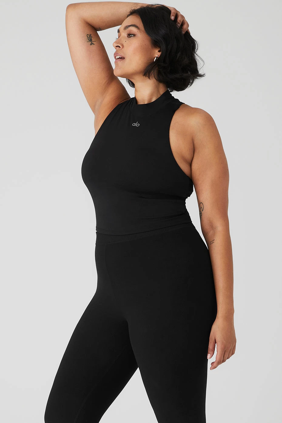 Alosoft Top That Bra Tank - Black - Image 8