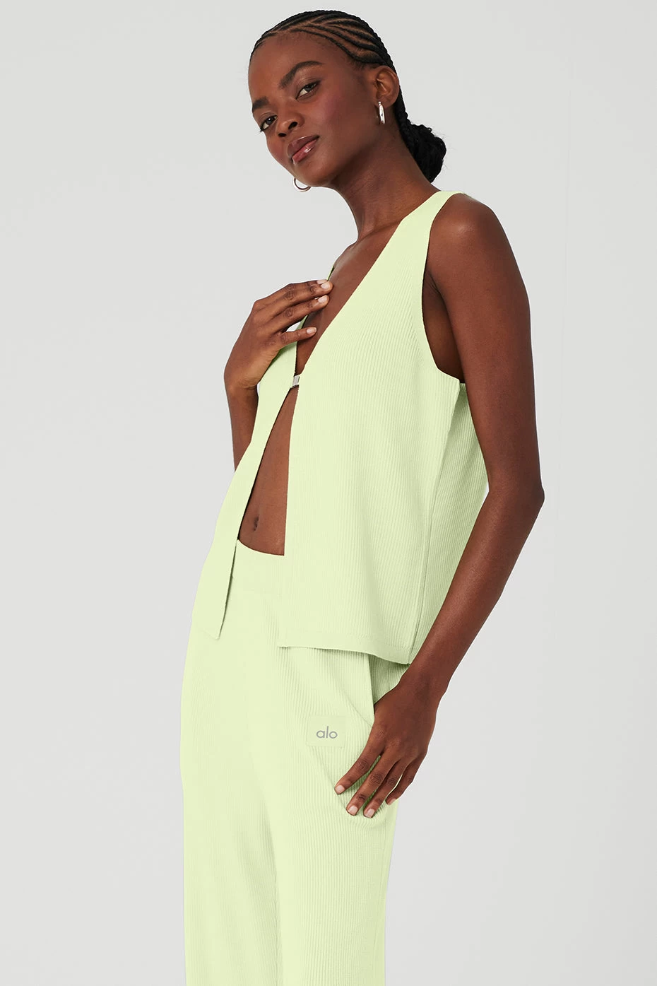 Knit Salana Tank - Iced Green Tea - Image 3