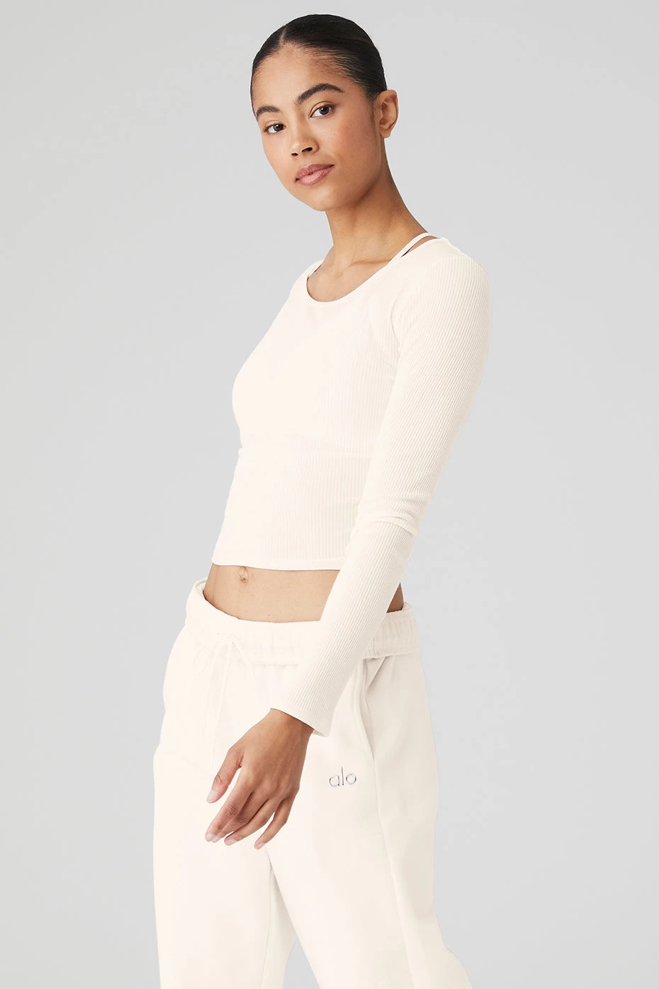 Gather Long Sleeve - Ivory - Image 3