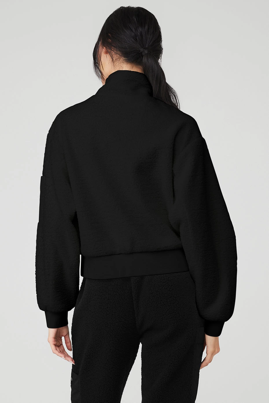 Micro Sherpa Solstice Coverup - Black - Image 2