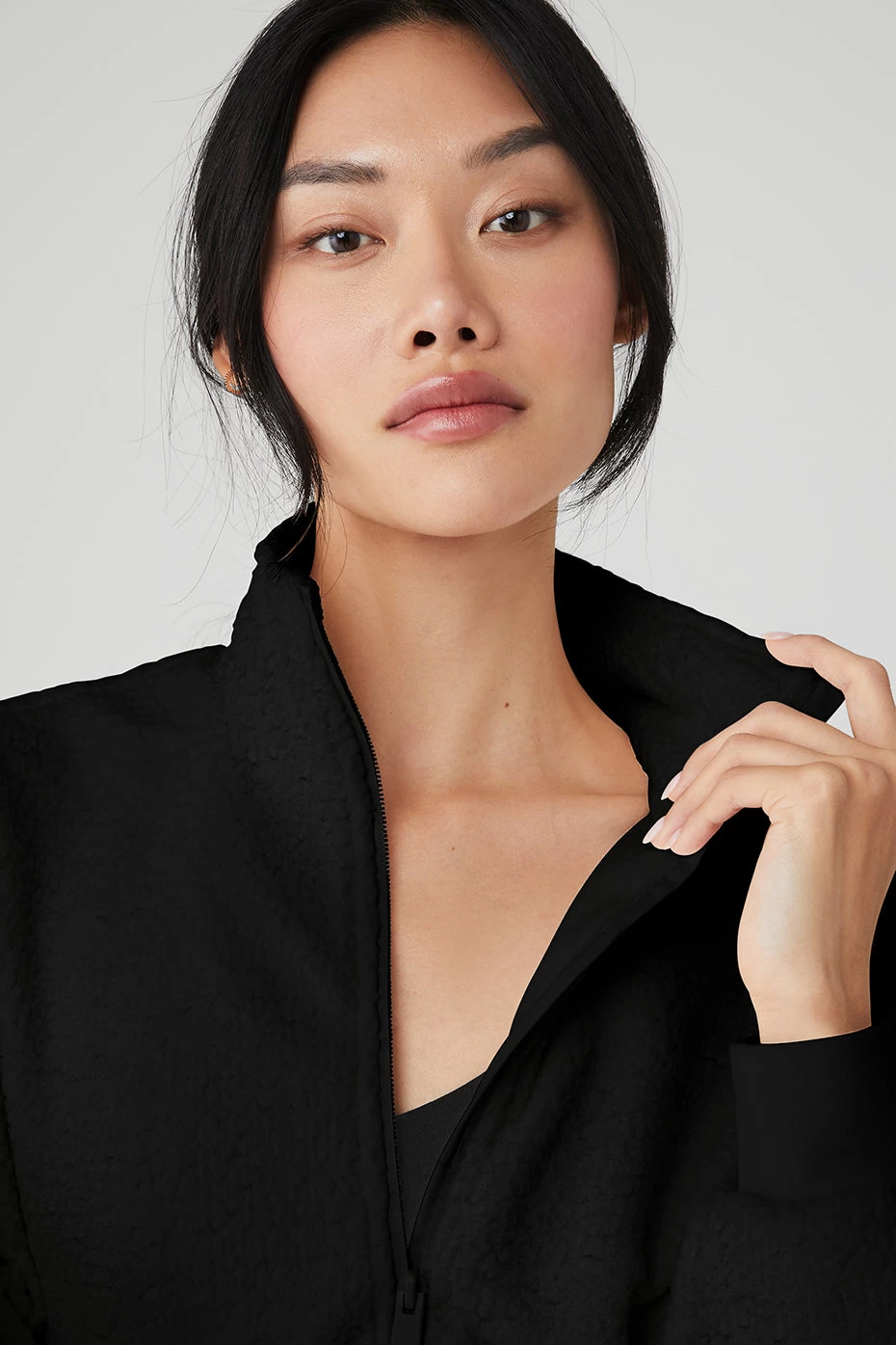 Micro Sherpa Solstice Coverup - Black - Image 5