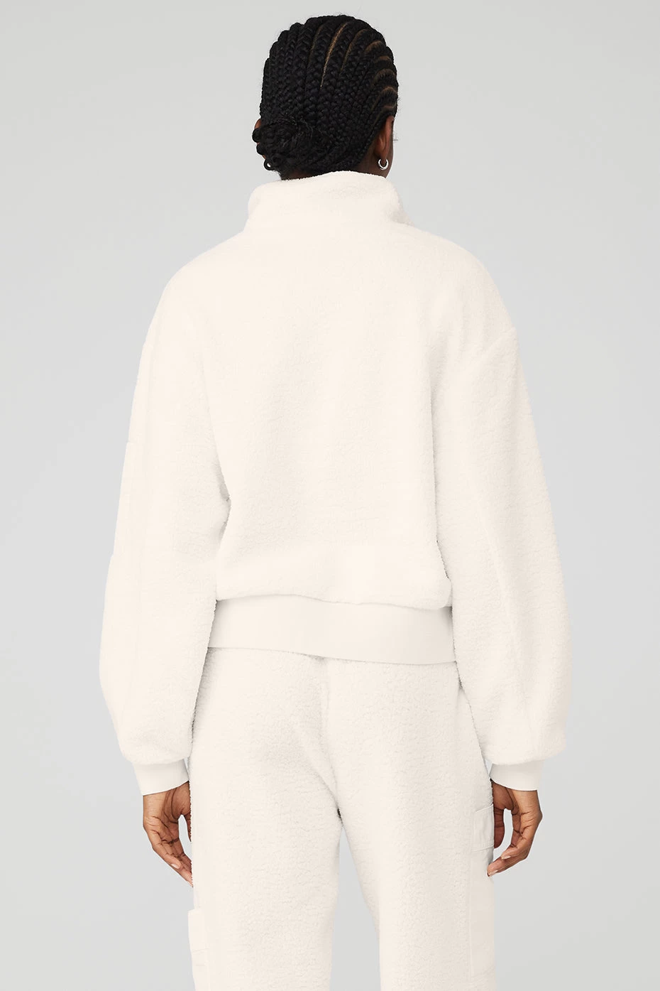 Micro Sherpa Solstice Coverup - Ivory - Image 2