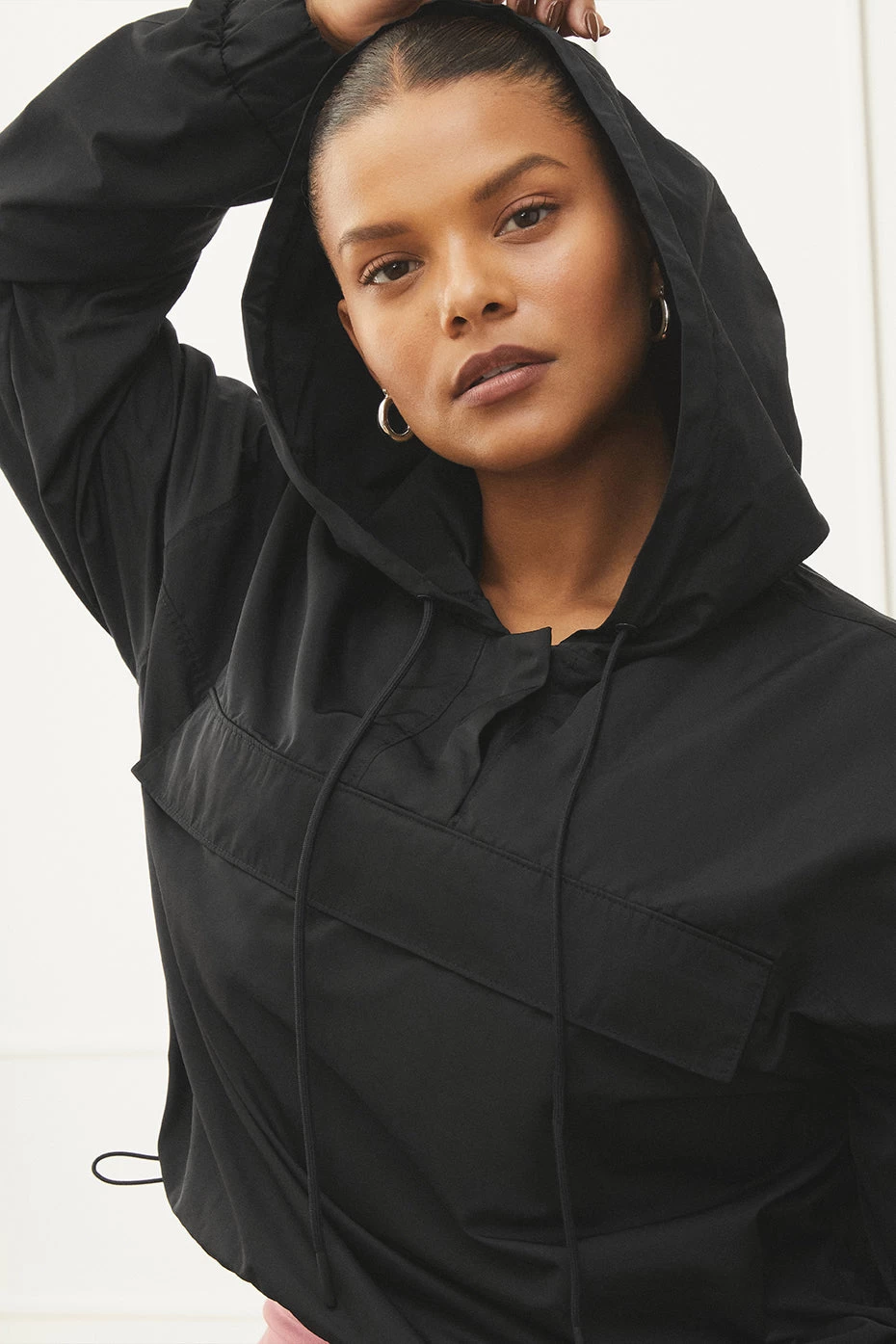 International Anorak Hoodie - Black - Image 5