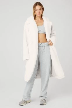 Oversized Sherpa Trench - Ivory