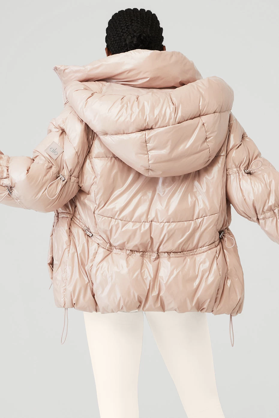 Stunner Puffer Jacket - Dusty Pink - Image 2