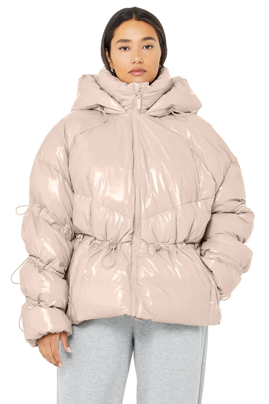 Stunner Puffer Jacket - Dusty Pink - Image 5