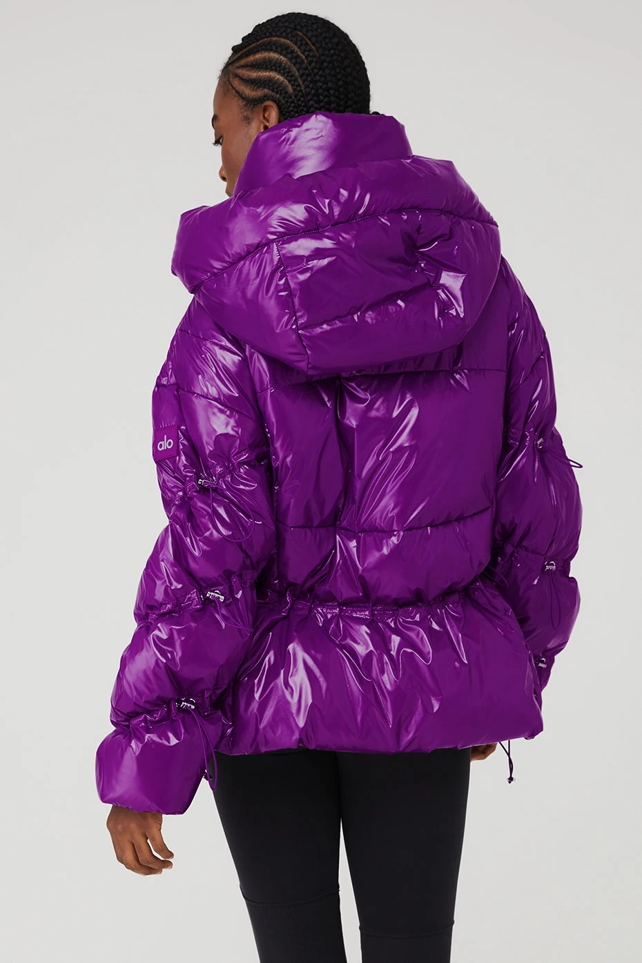 Stunner Puffer Jacket - Bright Plum - Image 2
