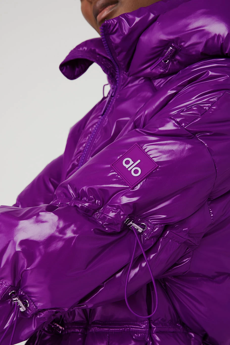 Stunner Puffer Jacket - Bright Plum - Image 5