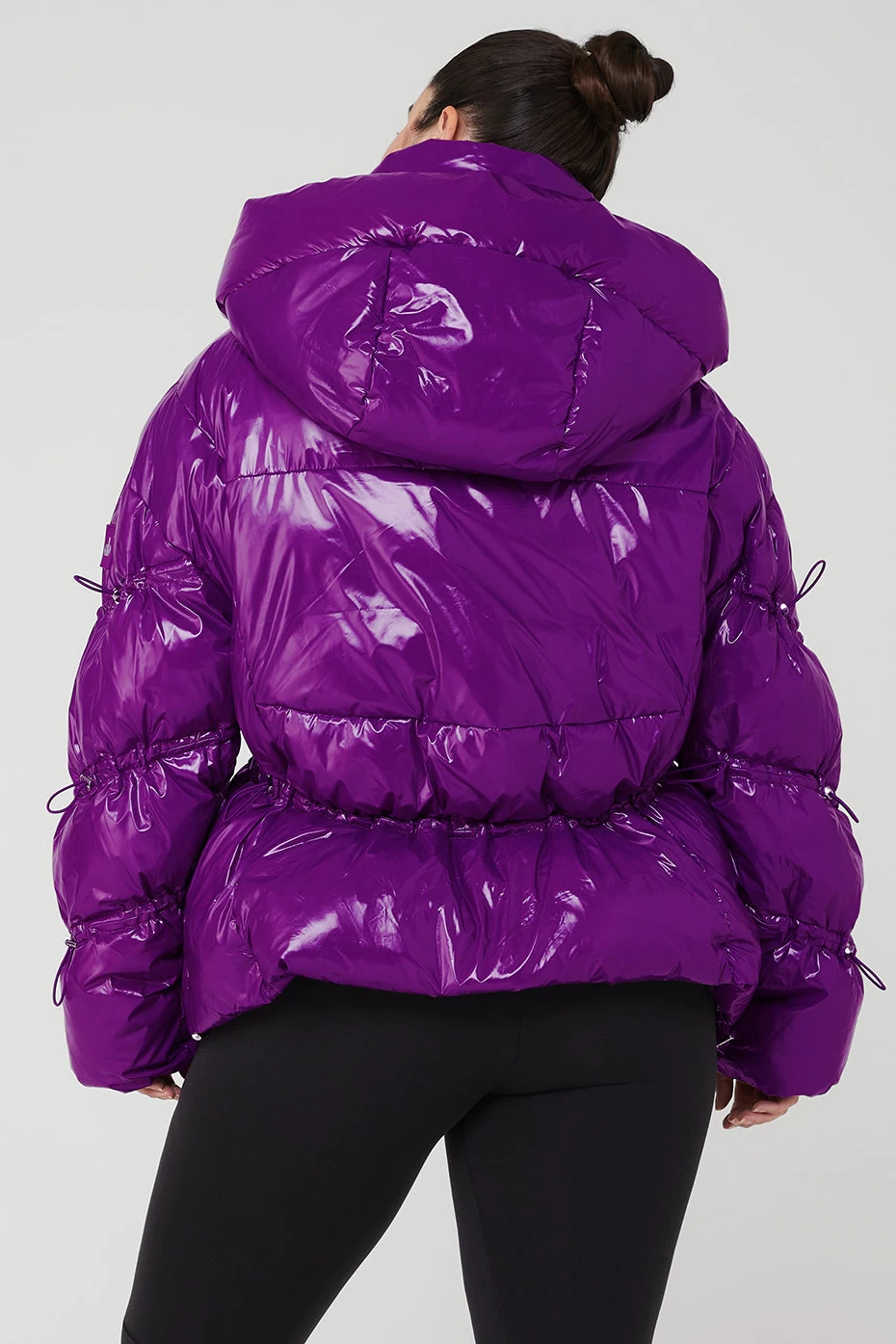 Stunner Puffer Jacket - Bright Plum - Image 8