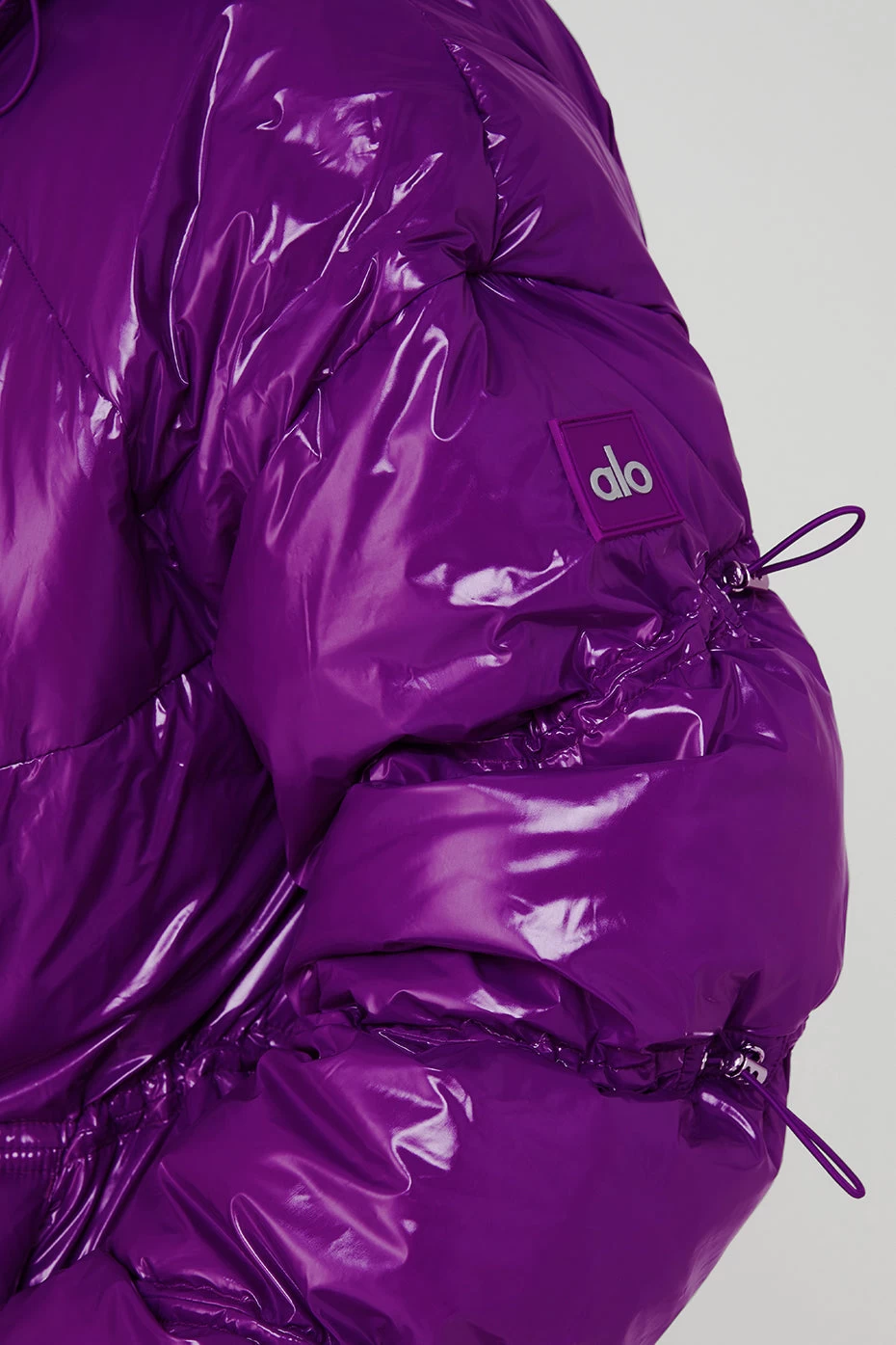 Stunner Puffer Jacket - Bright Plum - Image 10