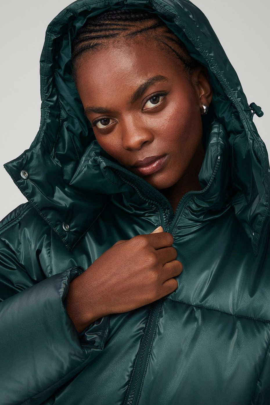 Pearlized Pristine Puffer - Midnight Green - Image 5