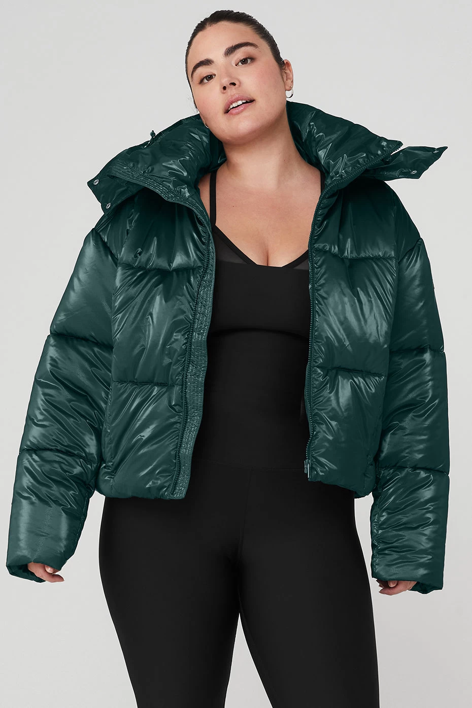 Pearlized Pristine Puffer - Midnight Green - Image 6