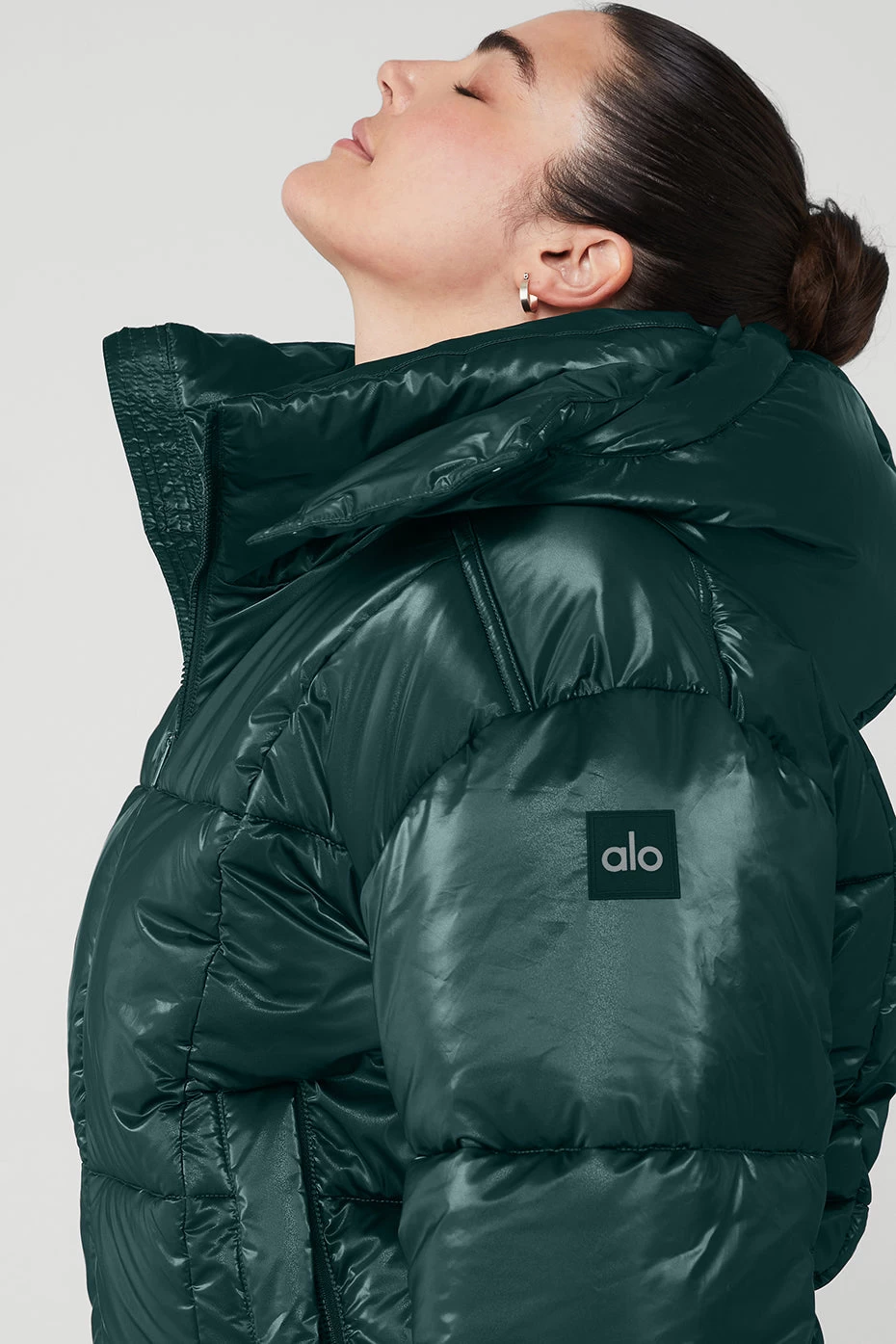 Pearlized Pristine Puffer - Midnight Green - Image 9