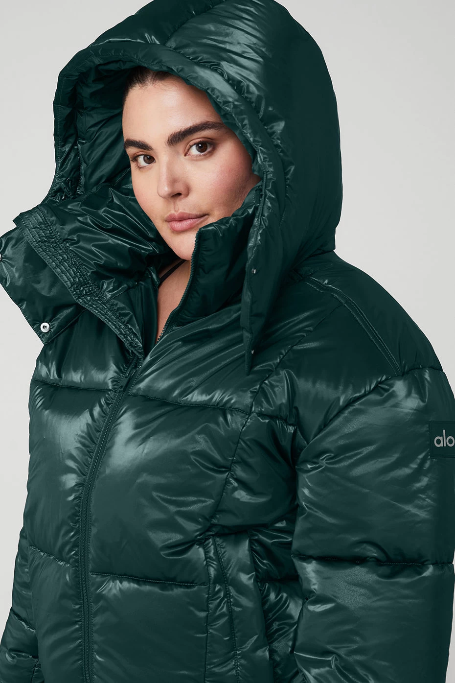 Pearlized Pristine Puffer - Midnight Green - Image 10